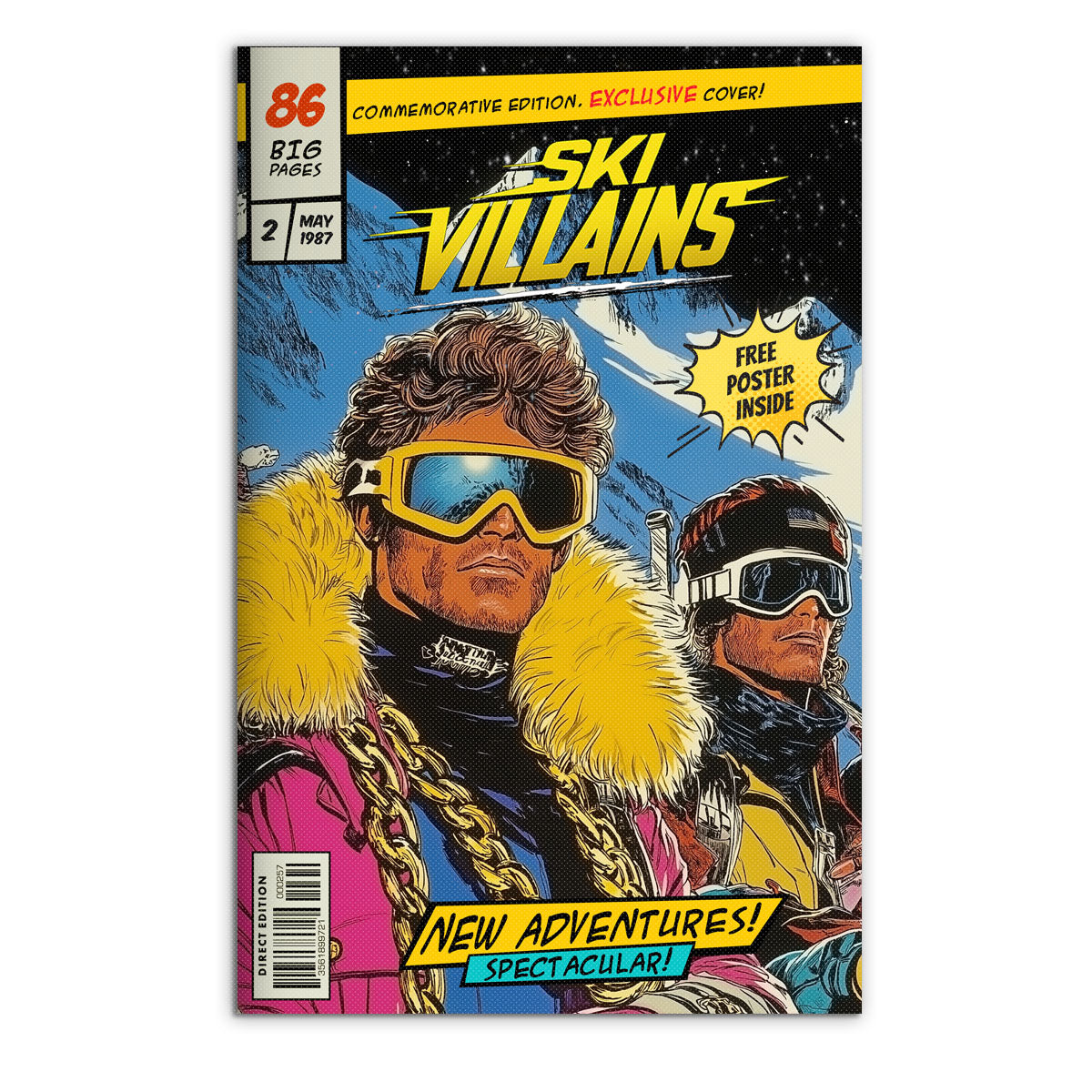 SKI VILLAINS COMIC - BOOK 2