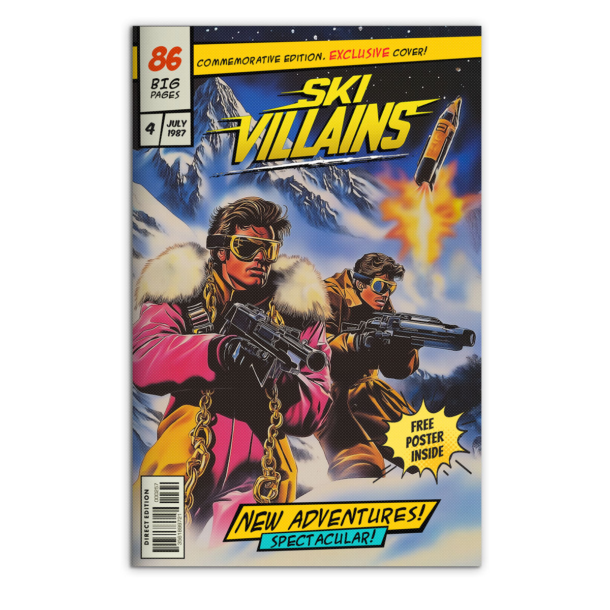 SKI VILLAINS COMIC - BOOK 4