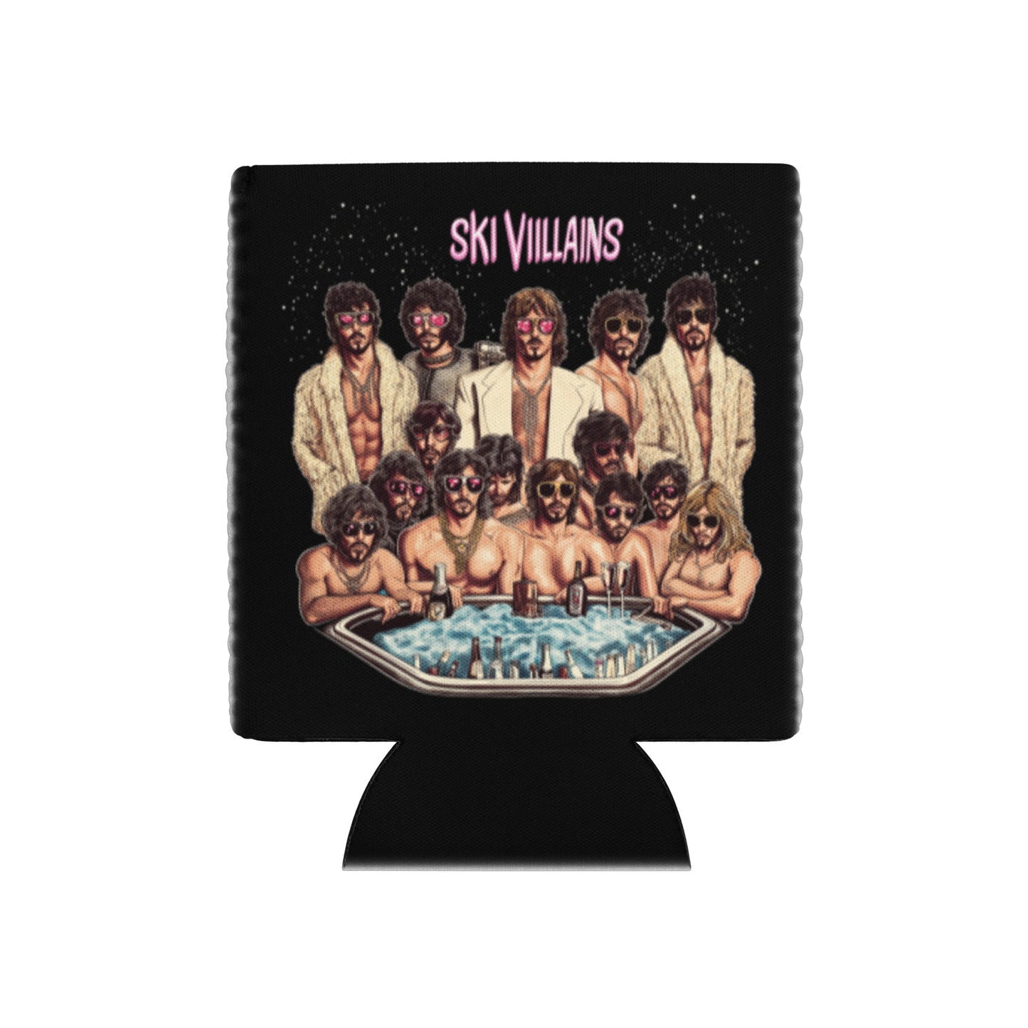 SKI VILLAINS White Line - Koozie