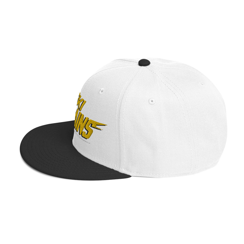 SKI VILLAINS WHITE LINE - Snapback Hat