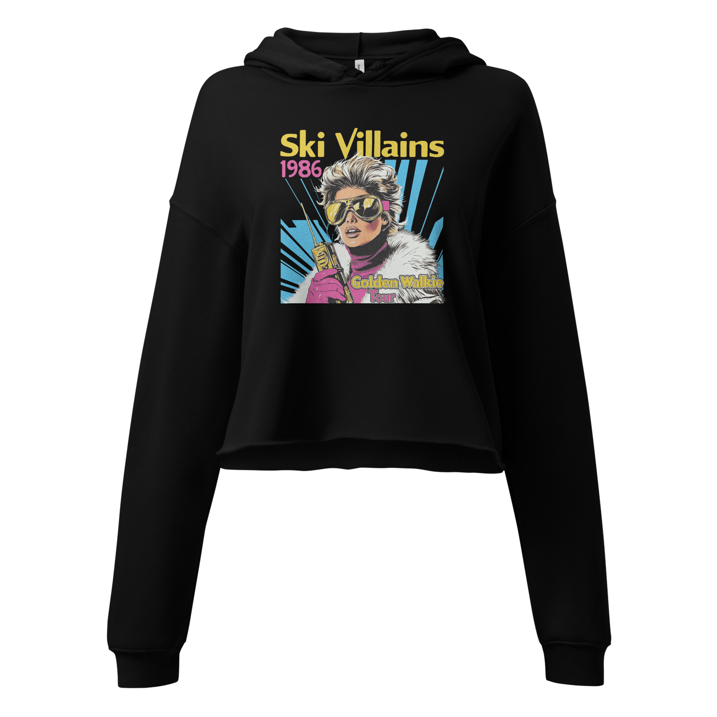 1986 GOLDEN WALKIE - Crop Hoodie
