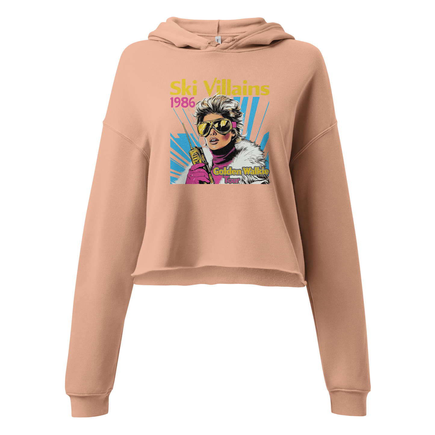 1986 GOLDEN WALKIE - Crop Hoodie