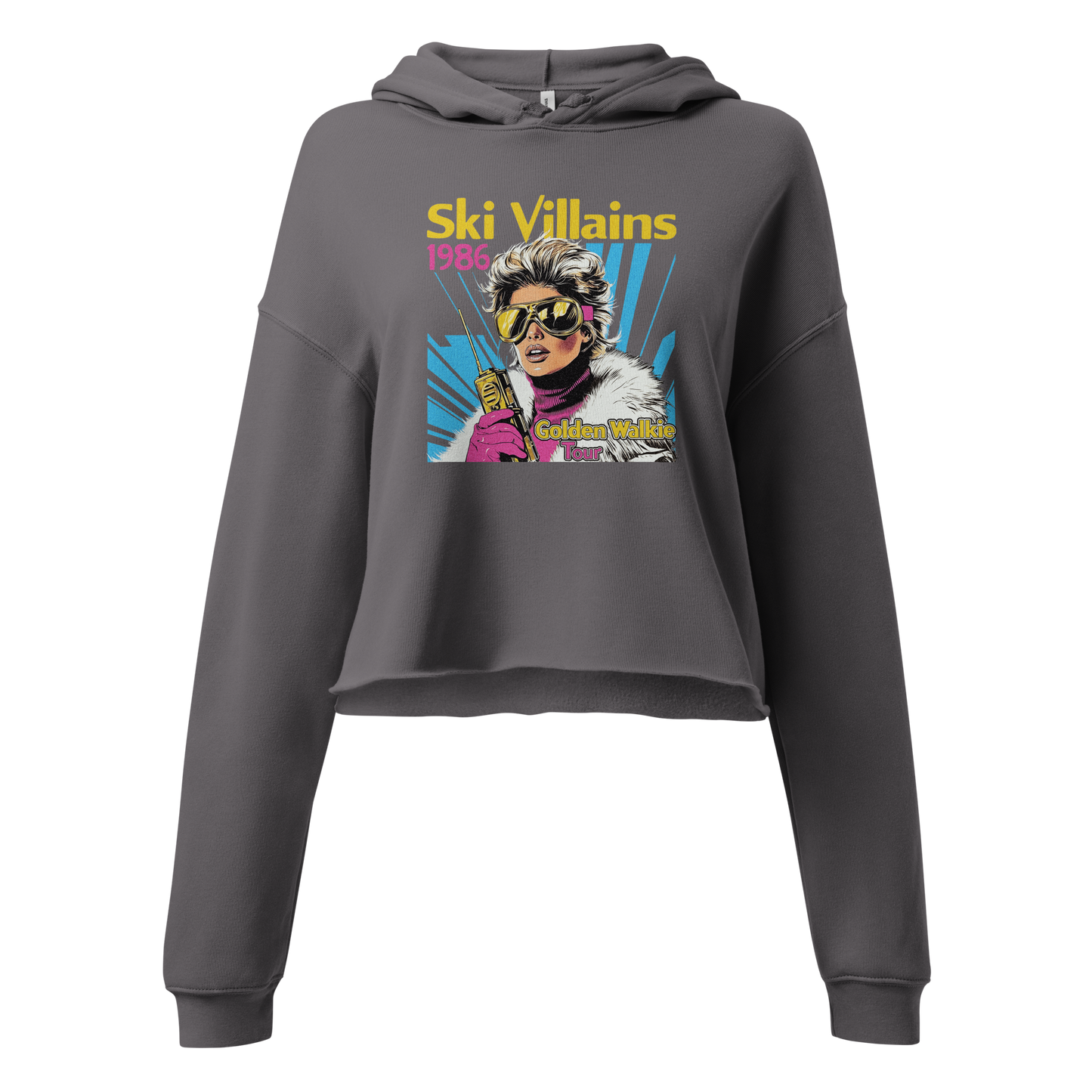 1986 GOLDEN WALKIE - Crop Hoodie