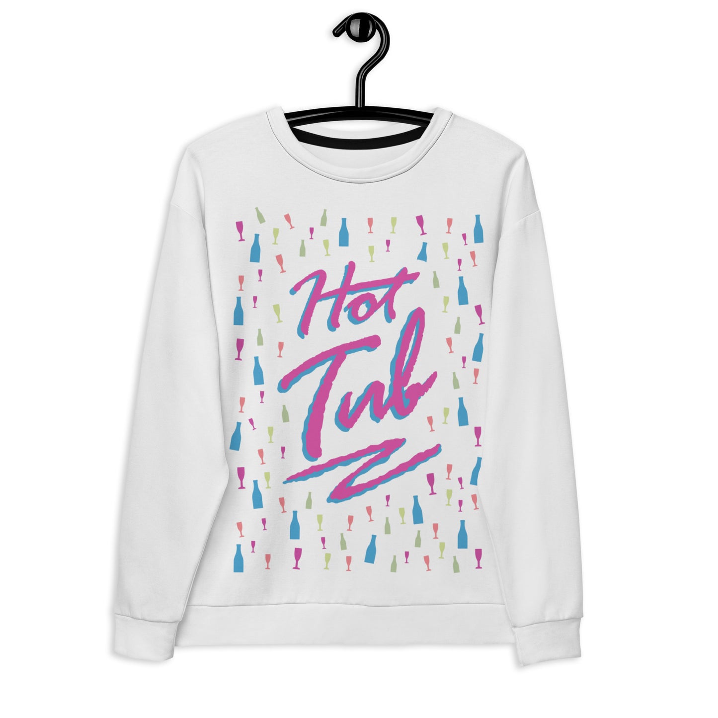 1985 HOT TUB (WHITE) - Unisex Sweatshirt