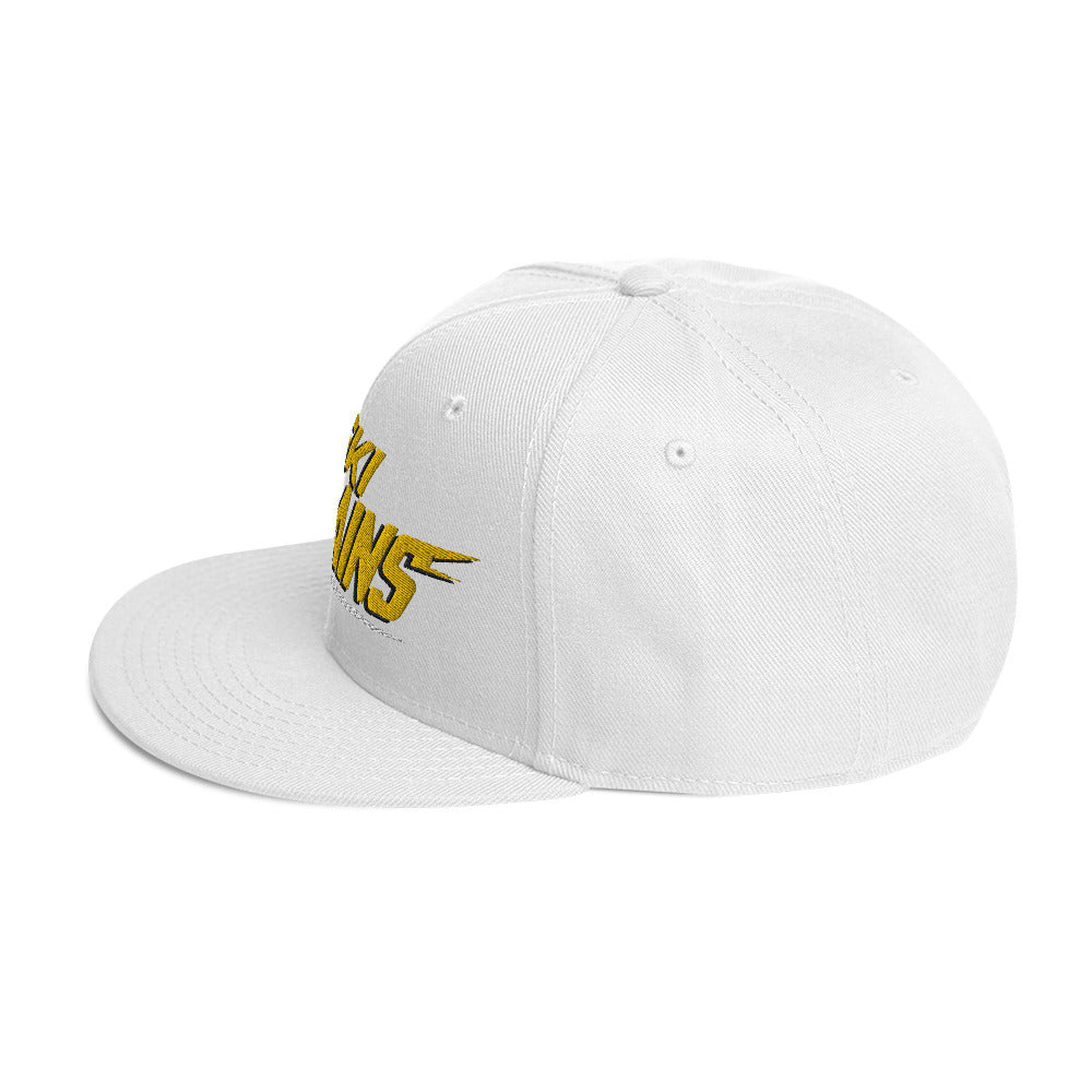 SKI VILLAINS WHITE LINE - Snapback Hat